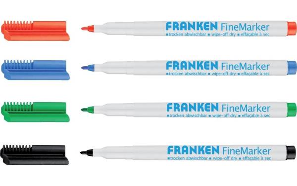 FRANKEN FineMarker, Strichstärke: 1-2 mm, sortiert