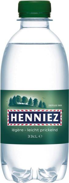 HENNIEZ grün, wenig Kohlensäure, Pet 129400001913 33 cl, 24 Stk.