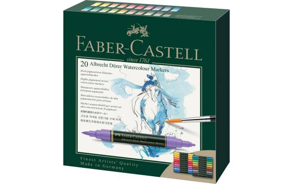 FABER-CASTELL Aquarellmarker ALBRECHT DÜRER, 20er Etui
