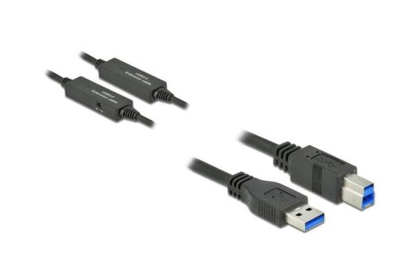 Delock USB 3.1-Kabel USB A – USB B 10 m