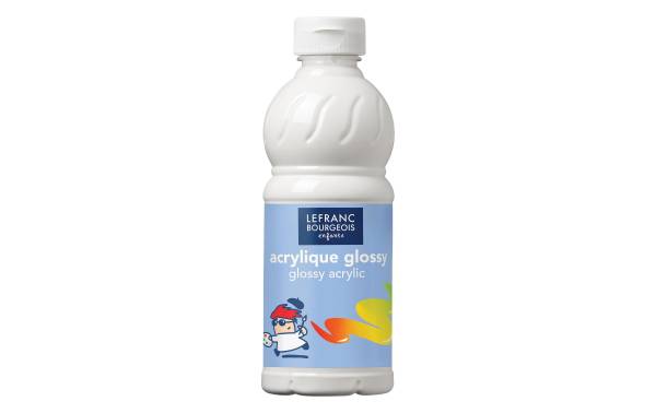 LEFRANC Acrylfarbe Glossy 500 ml, Weiss