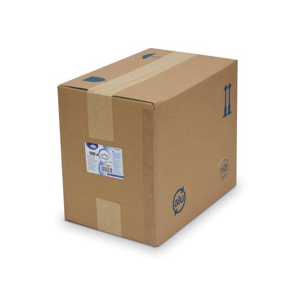 Catering-Platte (ALU) oval 33,3 x 23,3 cm – 100 Stück