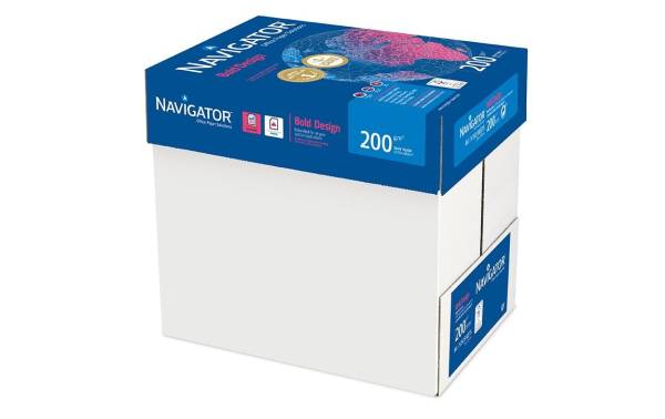 Fischer Papier Kopierpapier Navigator Bold Design 200 g/m², 1050 Blatt