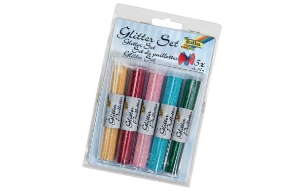 folia Glitter-Mix "Rainbow", 5 Tuben à 14 g