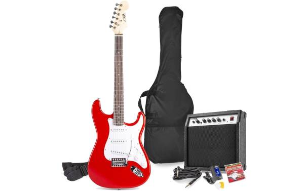 MAX E-Gitarre GigKit Rot