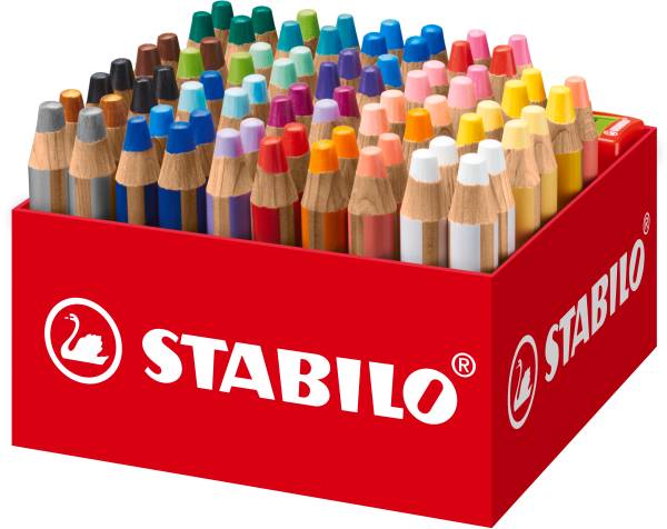 STABILO Farbstift Woody 3in1 XL 880/76-01 76 Stück in Box