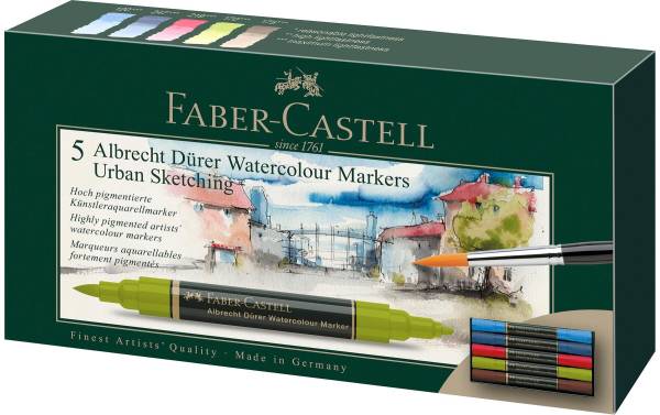 FABER-CASTELL Aquarellmarker ALBRECHT DÜRER, Urban Sketching