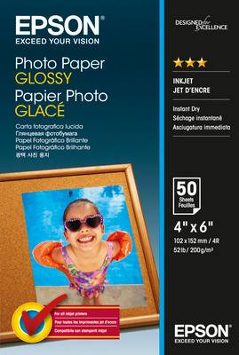 Photo Paper Glossy 10x15cm InkJet 200g 50 Blatt EPSON S042547
