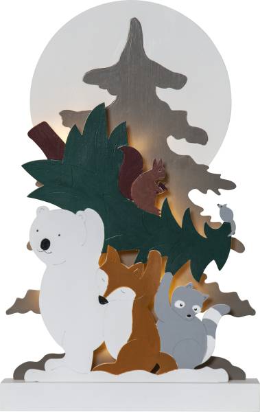 Tischdekoration Forest Friends
