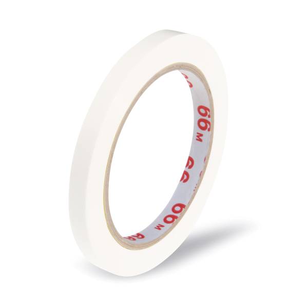 Klebeband (PVC) weiß 9mm x 66m für Schließgerät 67999 – 1 Stück