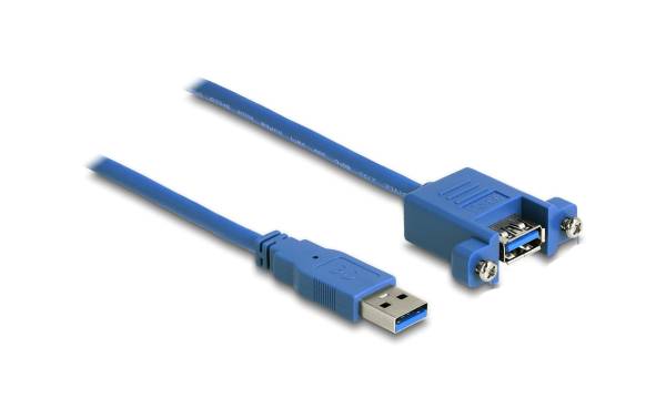 Delock USB 3.0-Einbaukabel USB A – USB A 0.25 m