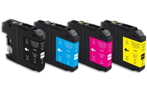 Generic Ink Tinte Brother LC223 Multipack Black/Cyan/Magenta/Yellow