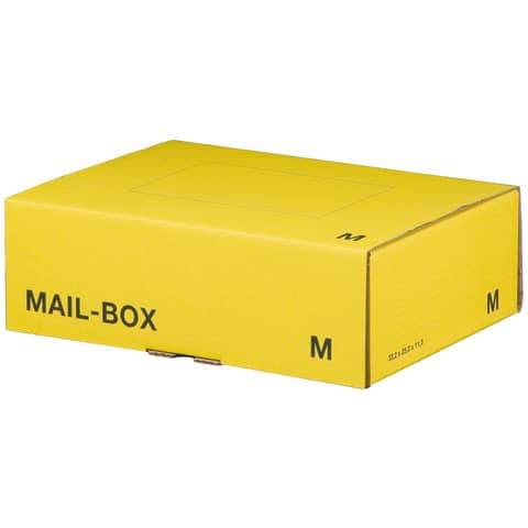 SMARTBOXPRO Paket-Versandkarton MAIL BOX, Größe: M, gelb