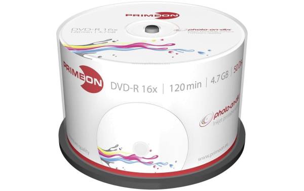 Primeon DVD-R 4.7 GB, Spindel (50 Stück)