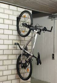 FISCHER Fahrrad-Wandhaken, Tragkraft: 20 kg, schwarz