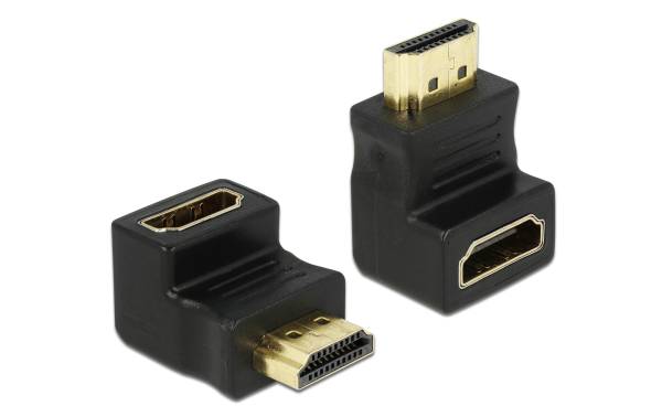 Delock Adapter 90° unten gewinkelt HDMI – HDMI