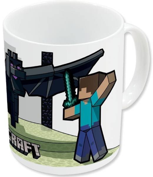 Minecraft Alex Steve Drache – Tasse [315ml]