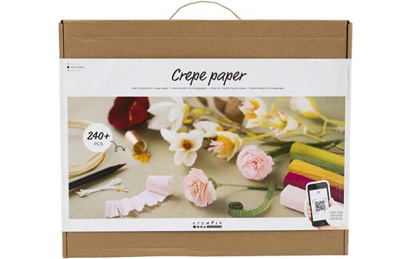 Creativ Company Bastelset Krepppapier-Set Blumen