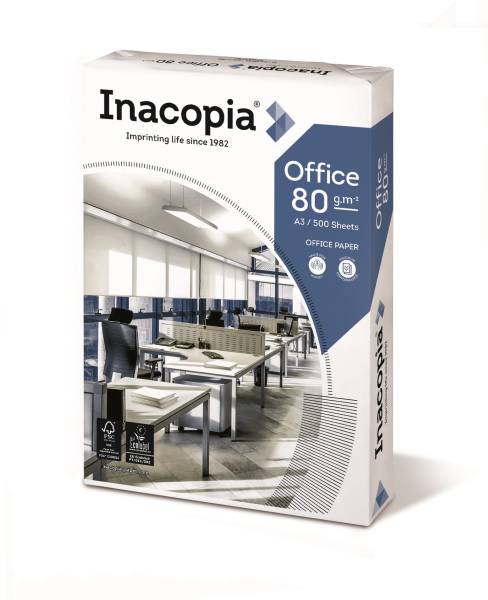 Kopierpapier Office A3 80g, 500 Blatt INACOPIA 976569