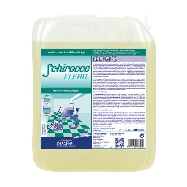 SCHIROCCO CLEAN Unterhalts-, Intensiv- und Grundreiniger
