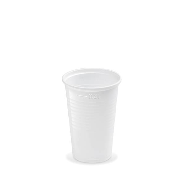 Trinkbecher (PP) weiß 70mm 0,2L – 15 Stück