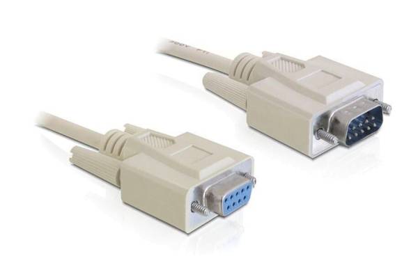 Delock Verlängerungskabel RS-232 DB9 – RS-232 DB9 (m-f) 2 m