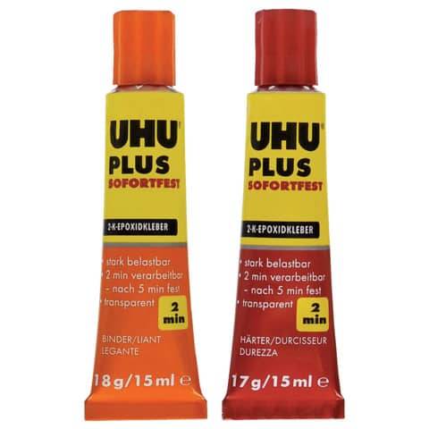 UHU 2-Komponenten-Klebstoff PLUS SOFORTFEST, 35 g in Tube