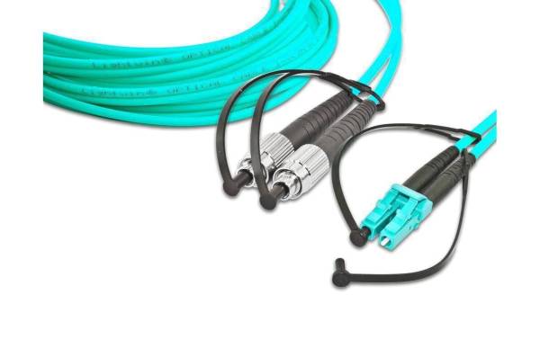 Lightwin LWL-Patchkabel FC-LC, Multimode, OM3, 1m