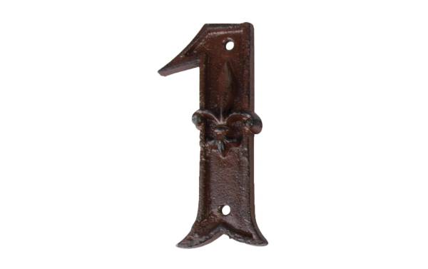 Esschert Design Hausnummer 1 aus Gusseisen