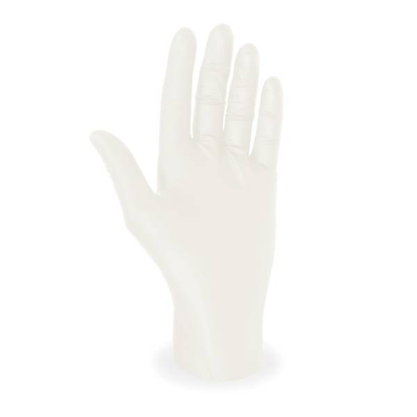 Latex-Handschuhe weiß, ungepudert (100 St.)
