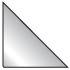 Dreieck Corner-Pockets 10x10cm transp. 100 Stück 3L 10014