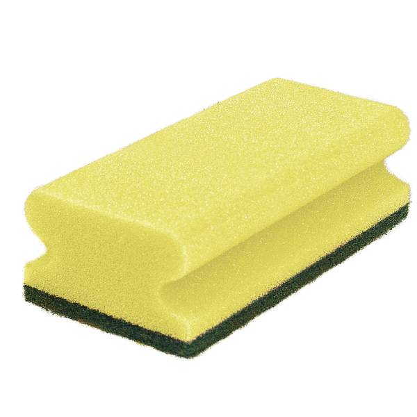 100x Pad-Schwämme Vlies medium 10er gelb/schwarz 153x69x42mm