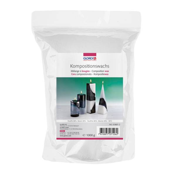 GLOREX Kompositionswachs 1000g 686012 Wachsmischung