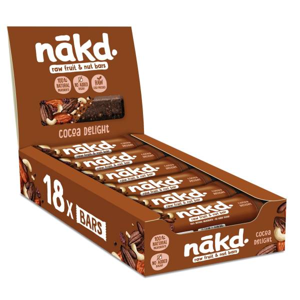 18 Riegel NAKD Cocoa Delight