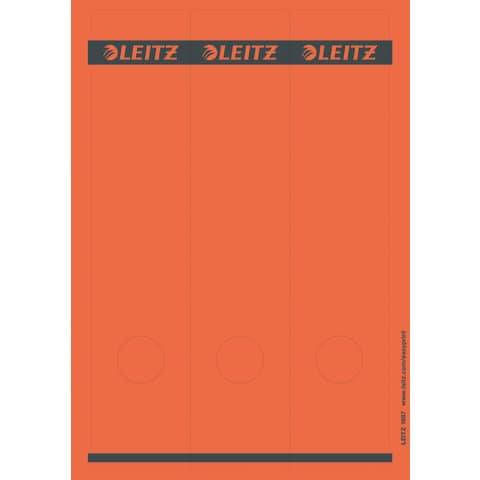 LEITZ Ordnerrücken-Etikett, 61 x 285 mm, lang, breit, rot