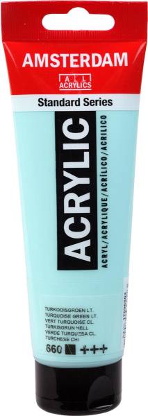 AMSTERDAM Acrylfarbe 120ml 17096602 türkisgrün 660