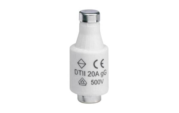Hager Schmelzsicherung DII E27 20A 500V gG mit Melder 5 Stück
