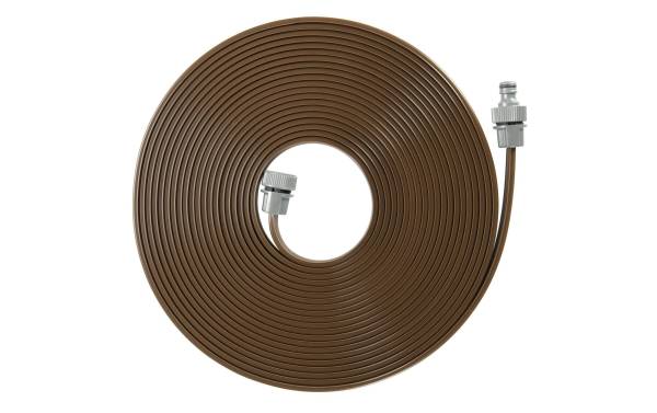 Gardena Schlauchregner 15 m mit Armaturen, braun