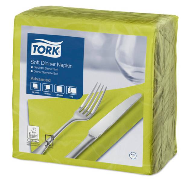 TORK-477910 Soft Dinnerservietten Limone –