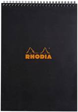 RHODIA Spiralnotizblock No. 18, DIN A4, kariert, orange