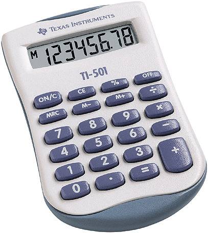 Grundrechner 8-stellig TEXAS TI-501