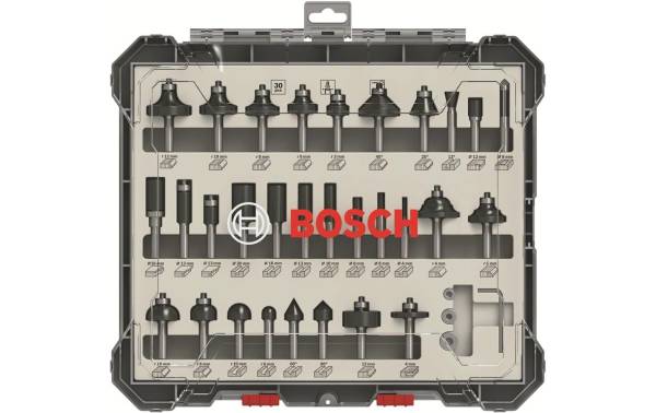 Bosch Professional Fräserset 8-mm-Schaft 30-teilig