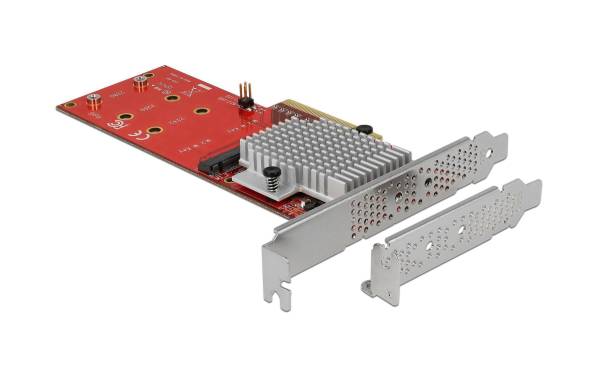 Delock Host Bus Adapter 2x NVME M.2 SSDs, PCI-Ex8, bootfähig