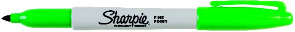 Permanent Marker Fine 1mm grün SHARPIE S0810960