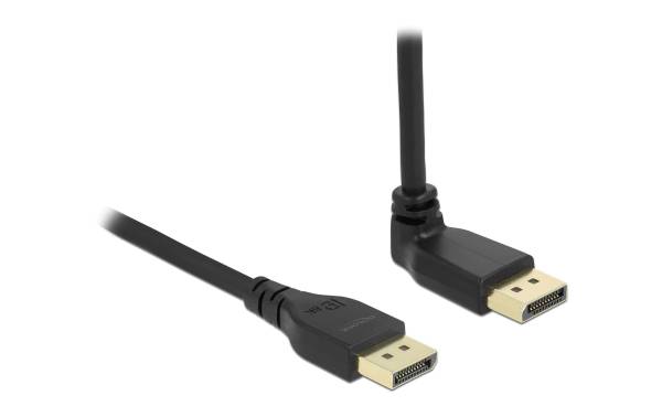Delock Kabel Oben gewinkelt DisplayPort – DisplayPort, 1 m, 8K 60Hz