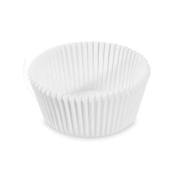 Gebäckkapsel (PAP) weiß 55 x 30 mm – 1000 Stück