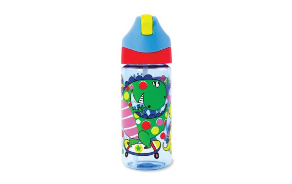 Rachel Ellen Trinkflasche Dinosaurier 350 ml, Hellblau