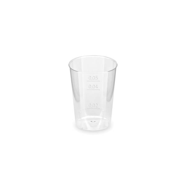 Schnapsglas (PS) 44mm 2cl,4cl,5cl – 40 Stück