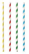 PAPSTAR Papier-Trinkhalm "Stripes", 210 mm, farbig sortiert