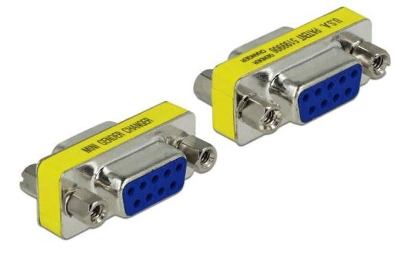 Delock Gender Changer DB9 RS-232 f – f